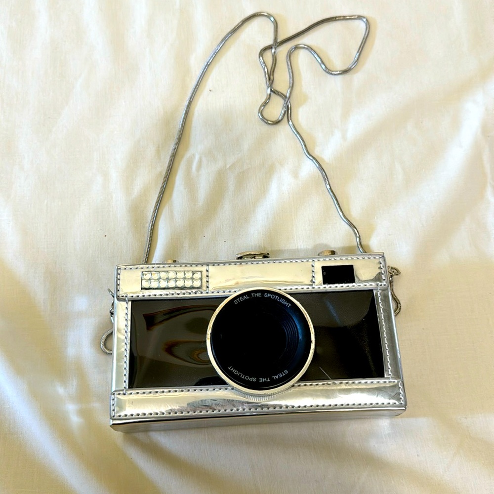 Fun camera clutch/ handbag